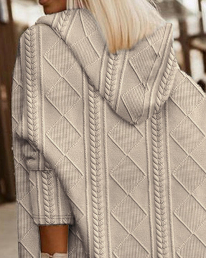 Sienna - Long Hooded Cardigan