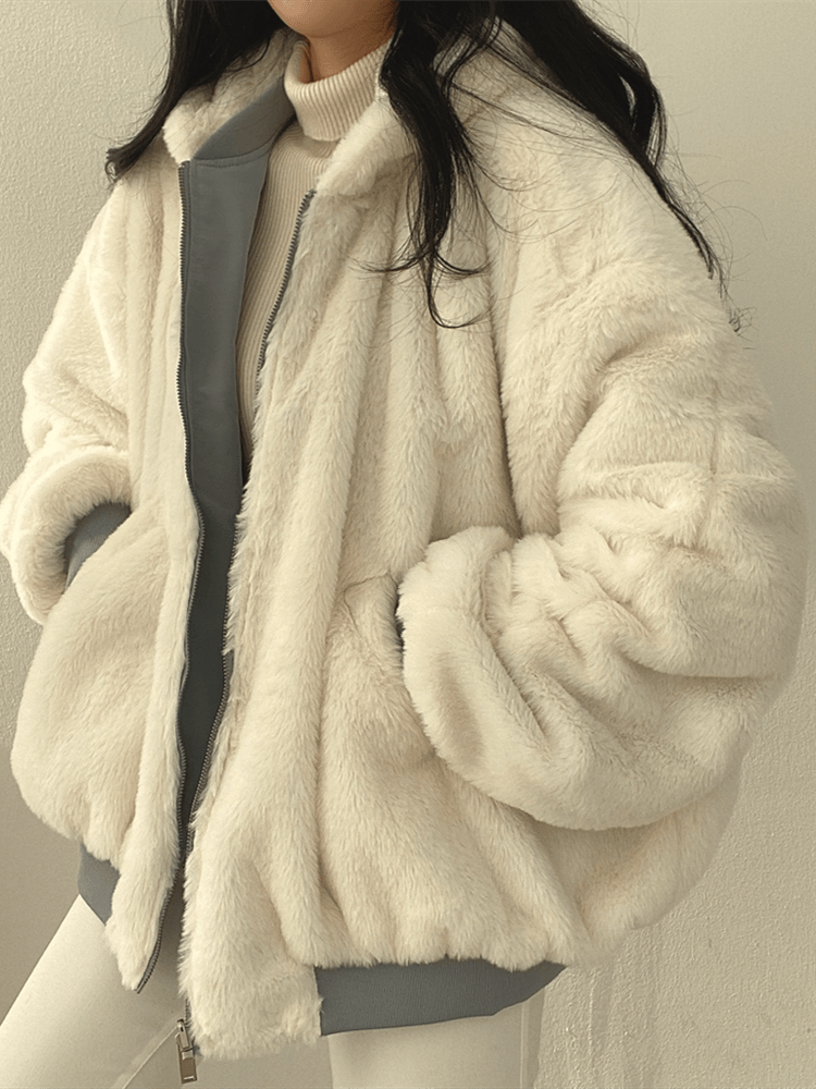Grace - Stylish Oversized Bomber Jacket