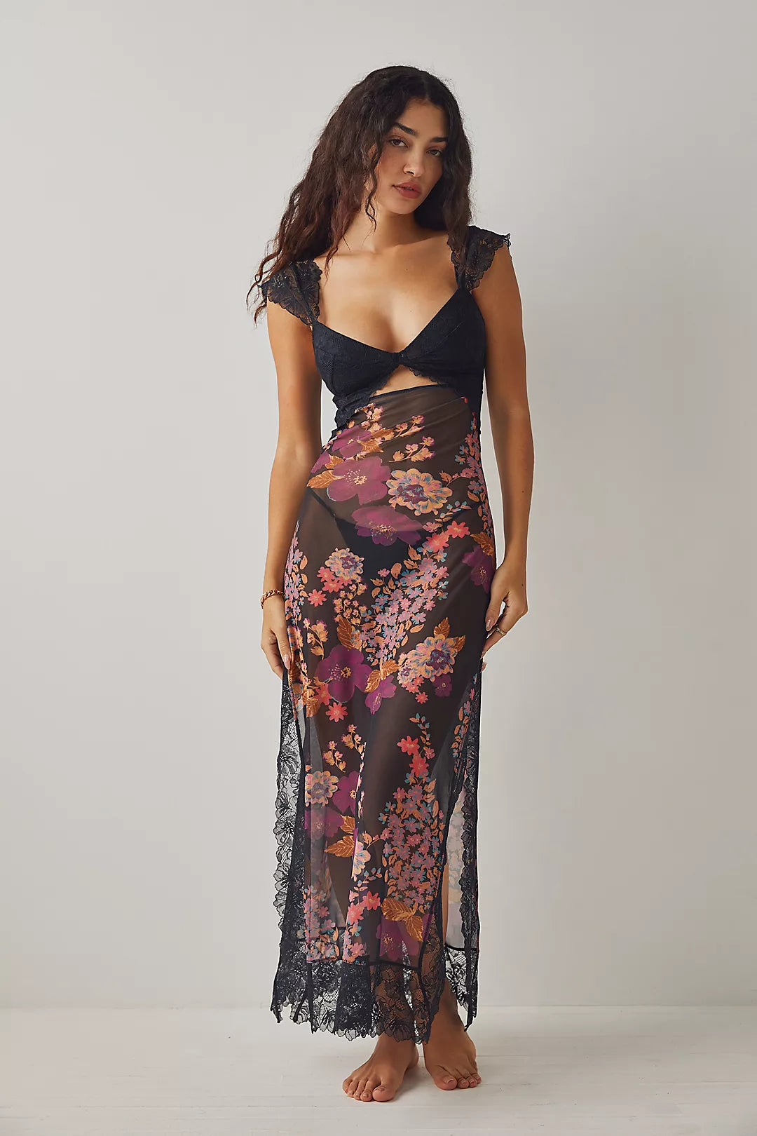 Jovie - Floral Sheath Feminine Dress