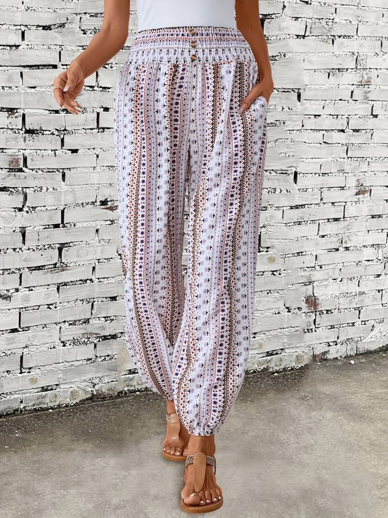 Elara - Boho Stretch Trousers