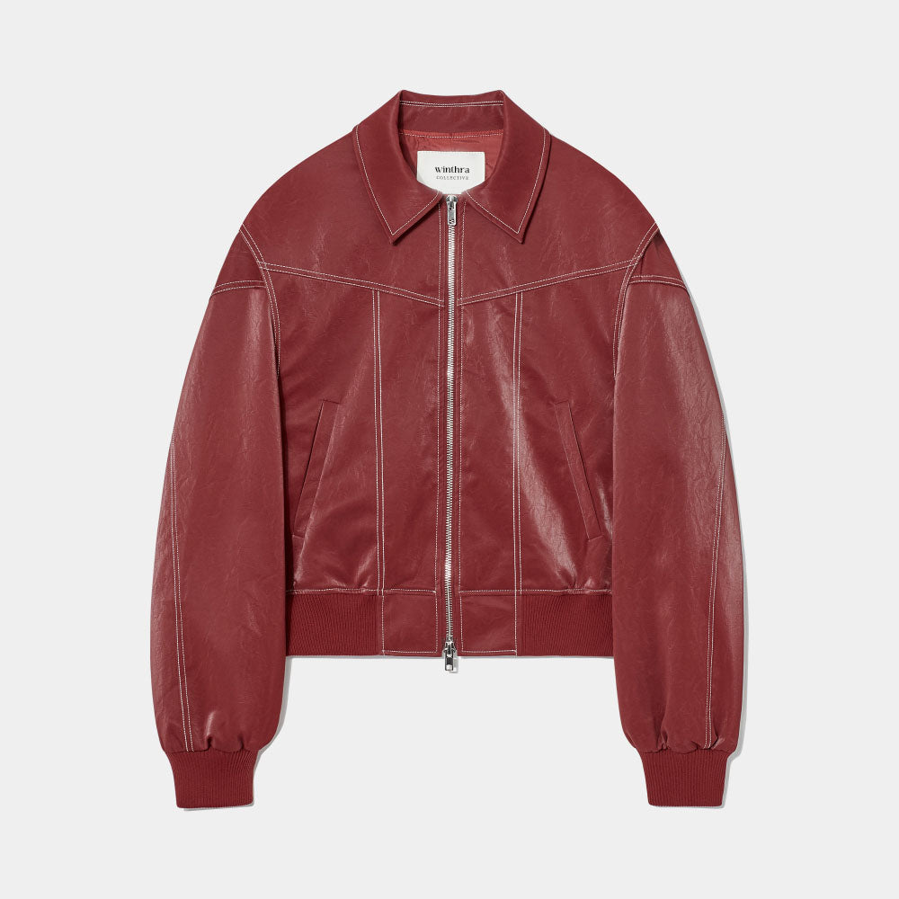 Amari - Oversized Leather Jacket