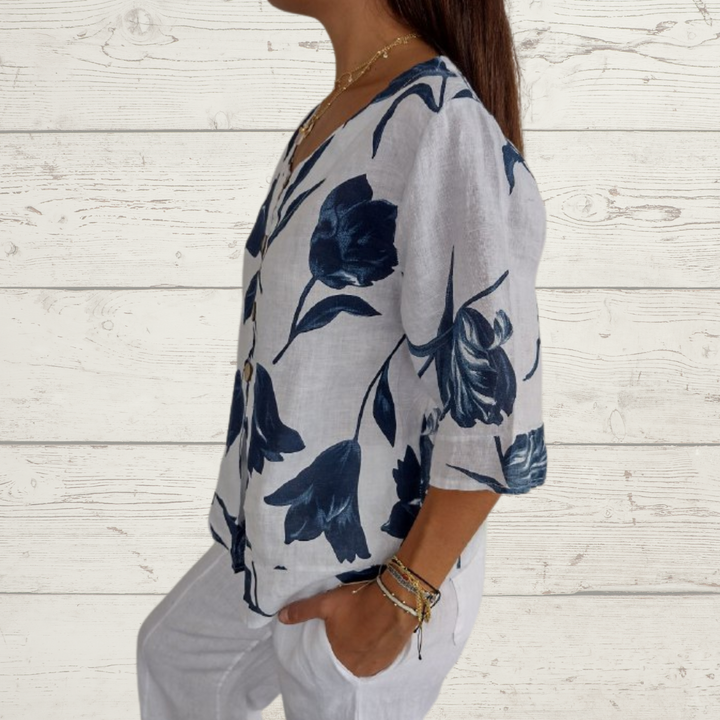 Harlow - Floral Elegance Blouse