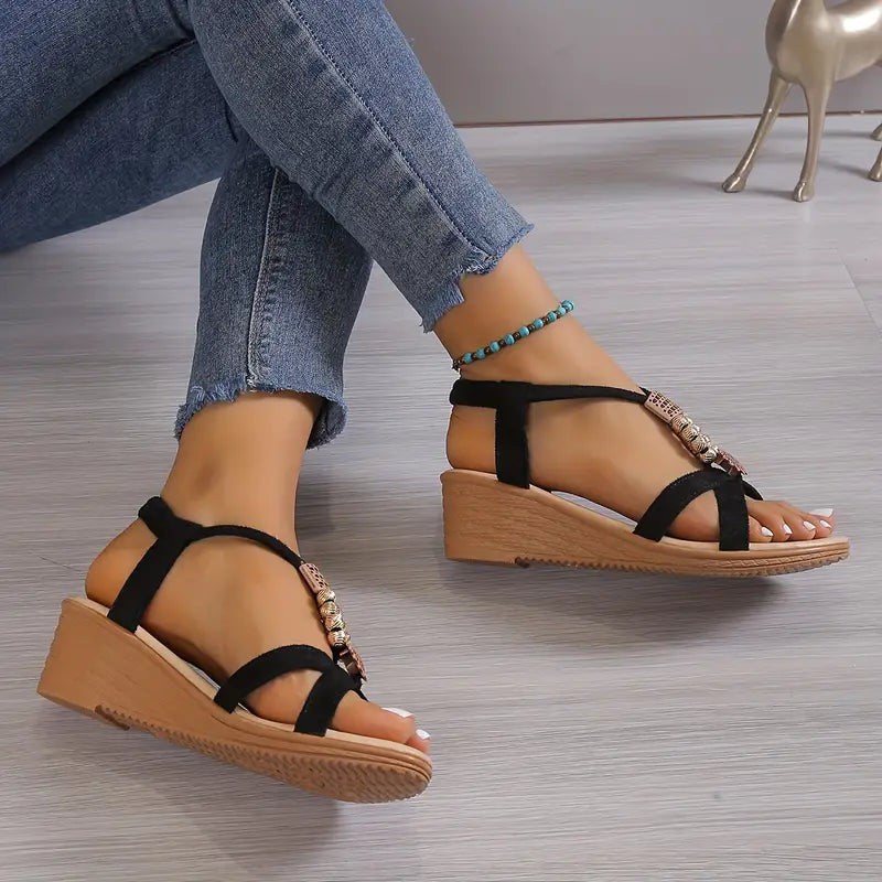 Brianna - Chic Wedge Sandals