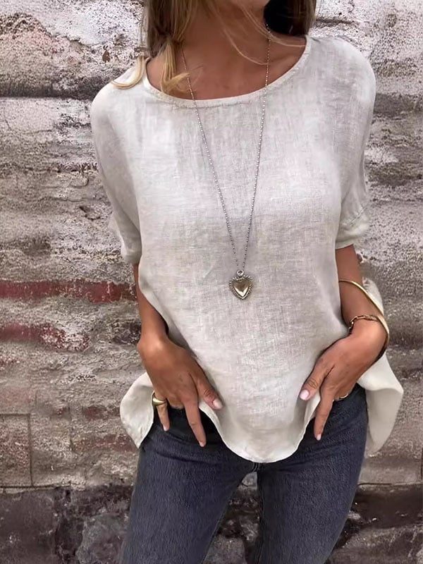 Caitlyn - Minimalist Relaxed Top for Women