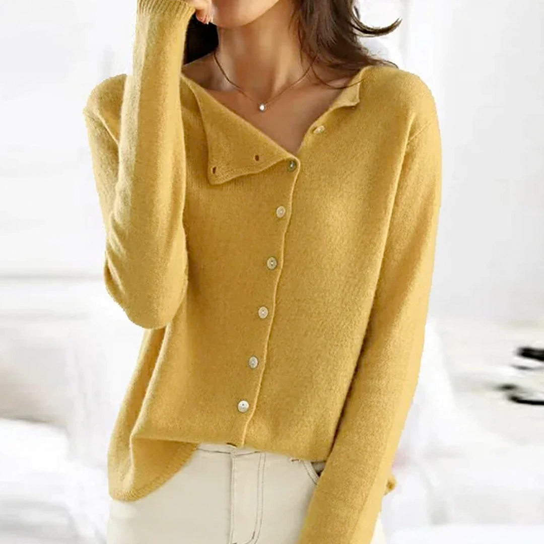 Tori - Single-Breasted Knit Cardigan