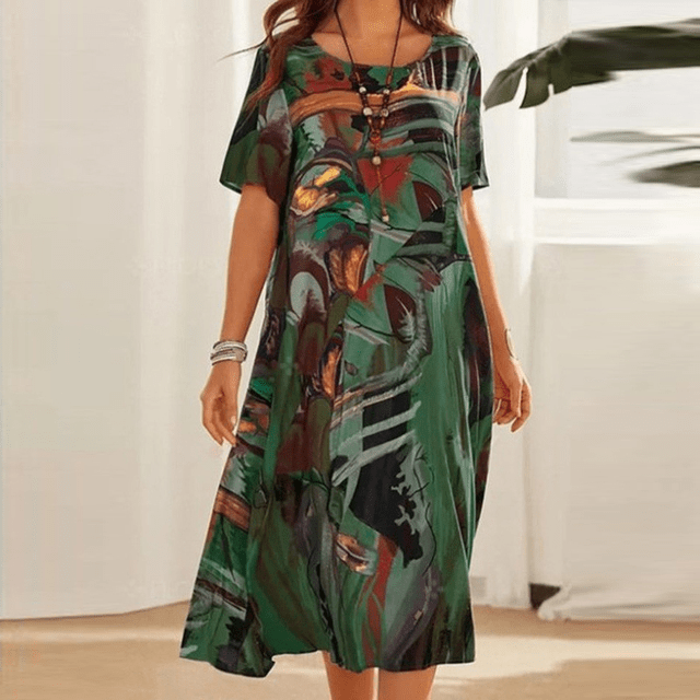 Elizabeth - Elegant Floral Dress