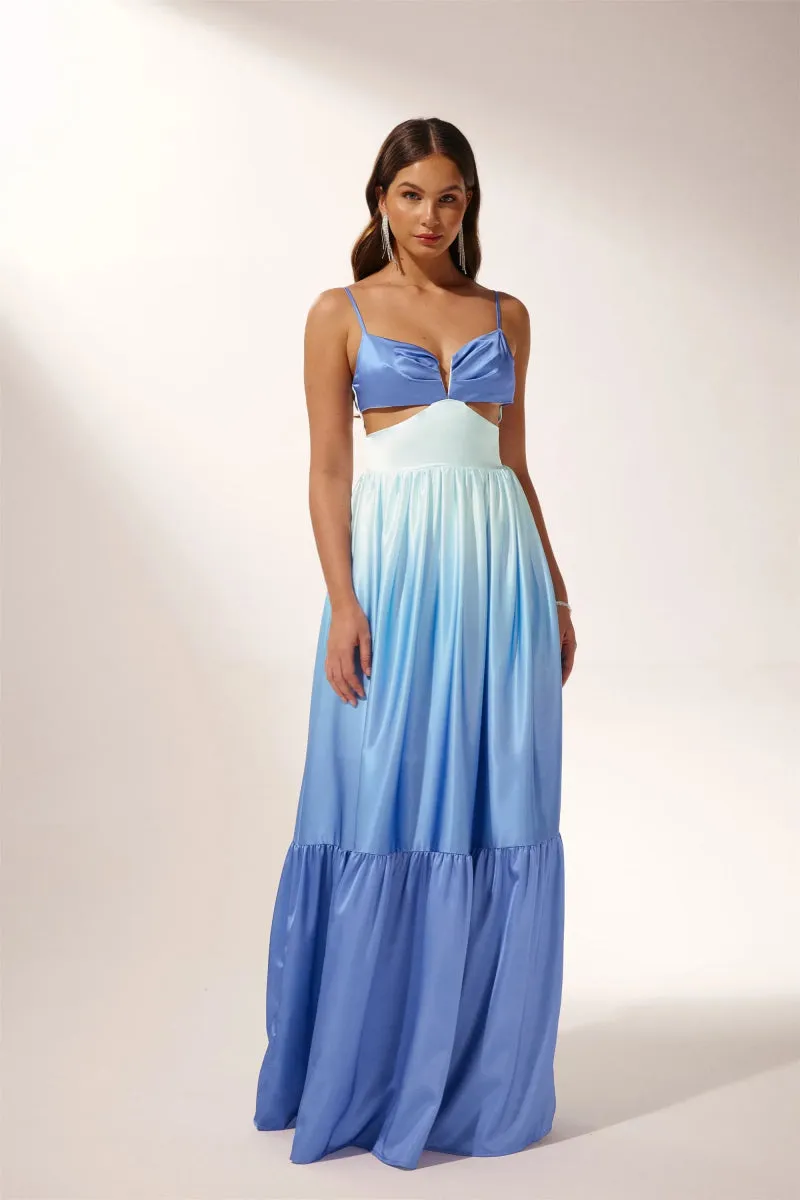 Imogen - Cut-Out Maxi Slip Dress