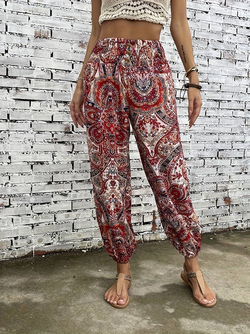 Elara - Boho Stretch Trousers