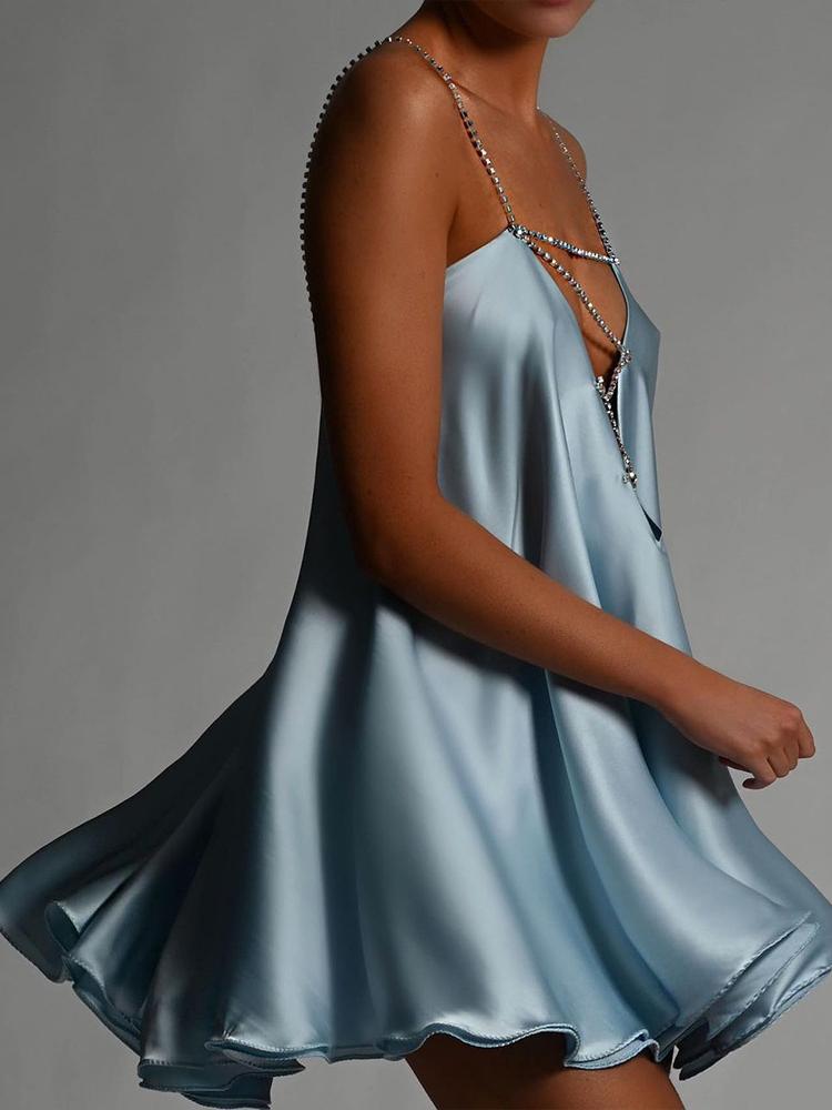 Zara - Satin Mini Dress