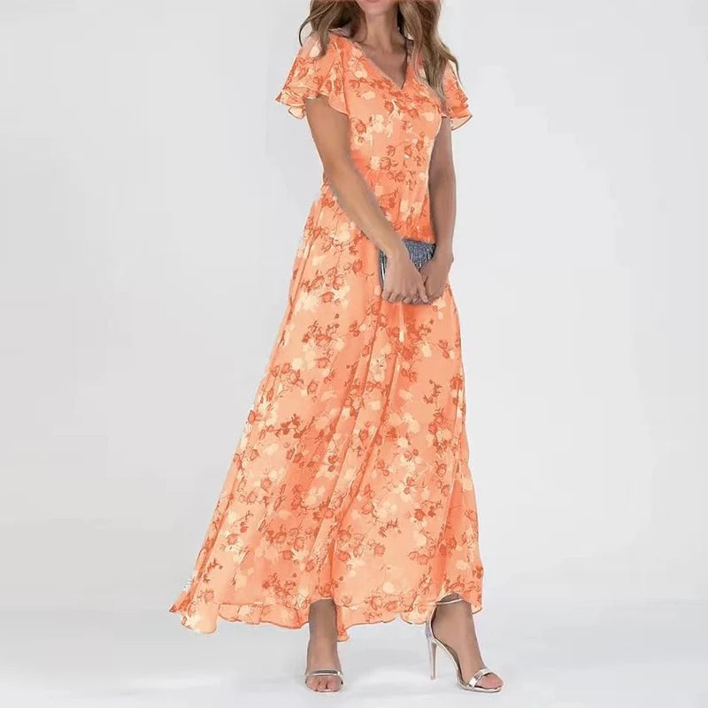 Eva - Glamorous Summer Maxi Dress