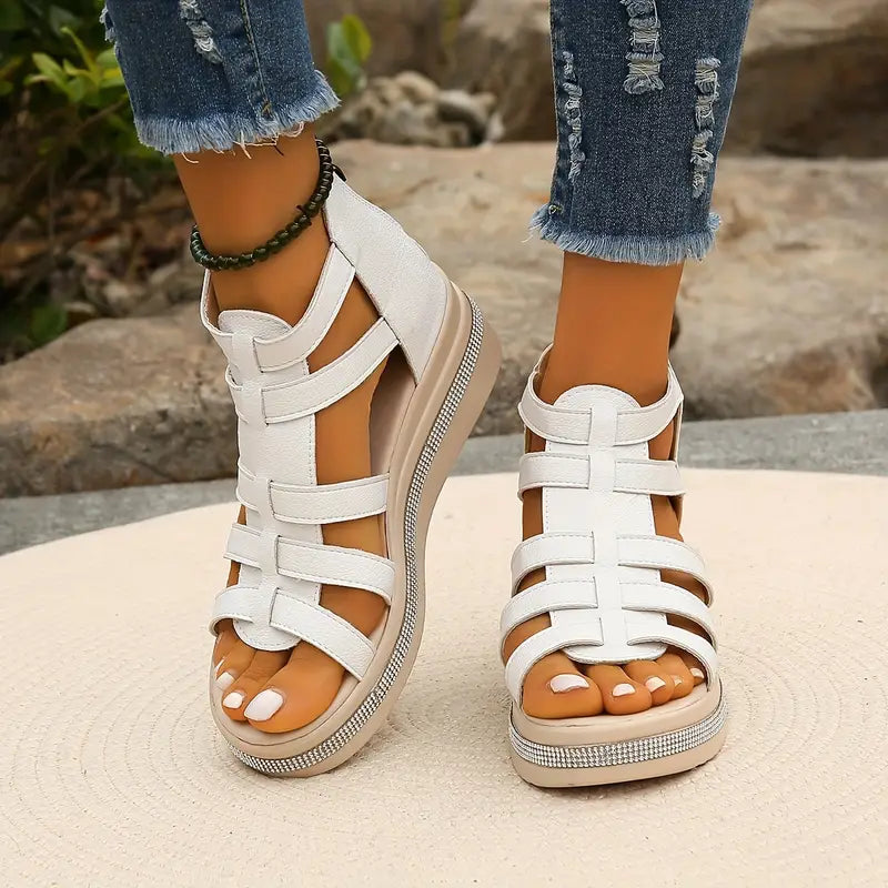 Lindsey - Elegant Wedge Sandals for Women