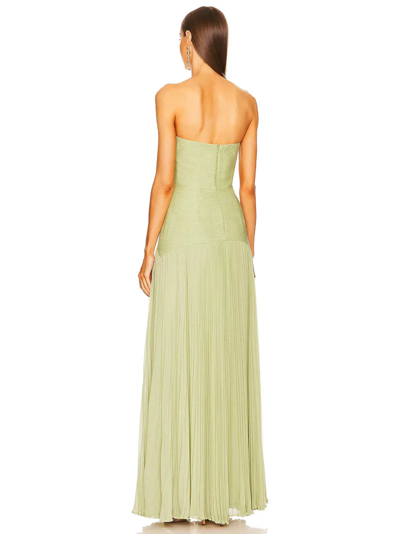 Maya - Sleeveless Drop-Waist Maxi Dress