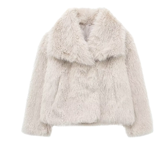 Beatrix - Eco Faux Fur Jacket for Timeless Luxury and Comfort