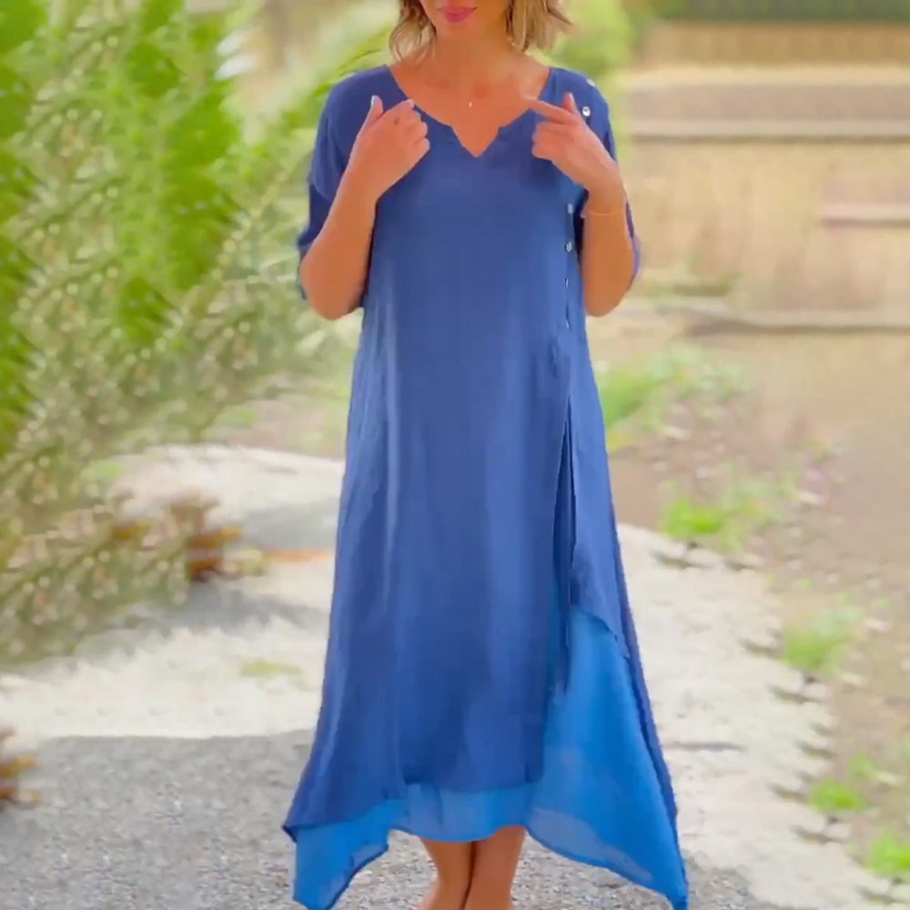 Julietta - Classic Solid Colour Maxi Dress