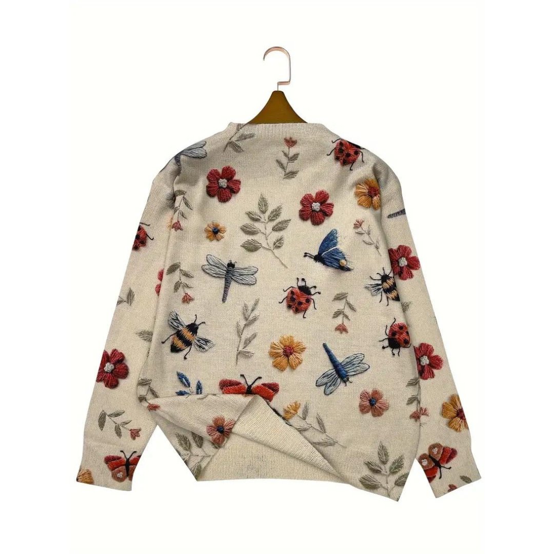 Veronica - Whimsical Garden Long Sleeves (Plus Size Available)