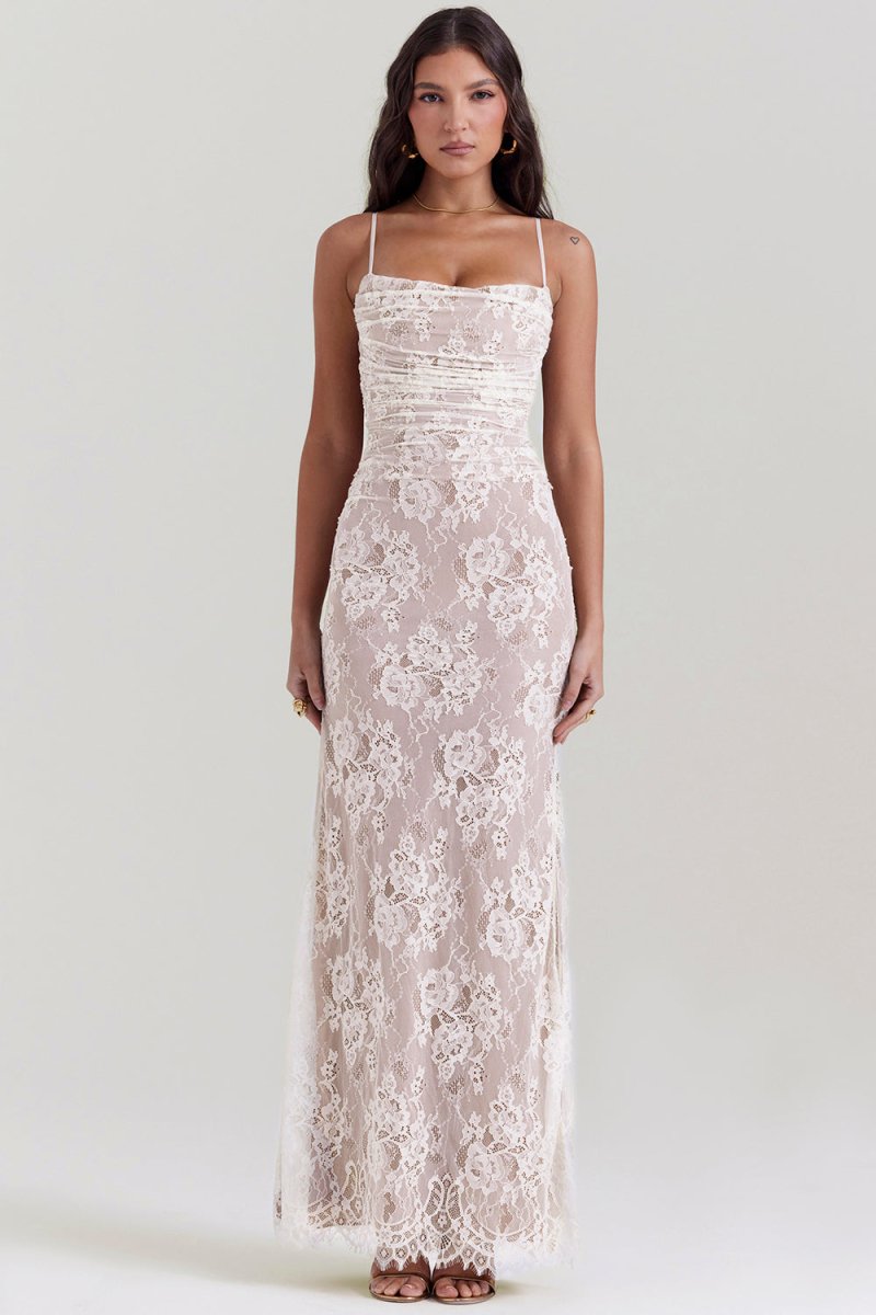 Imogen - Vintage Elegance Maxi Dress