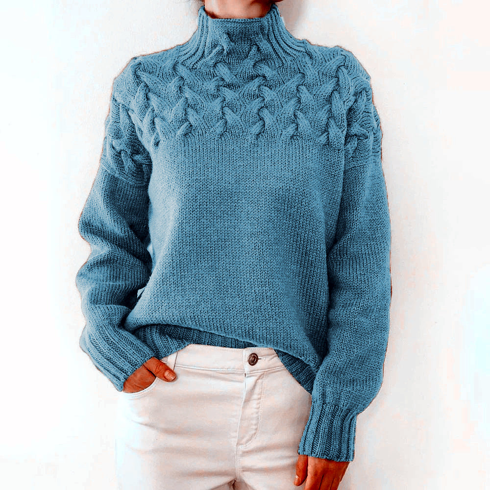 Gracie - Knitted Turtleneck Sweater Warm and Stylish for Cold Weather