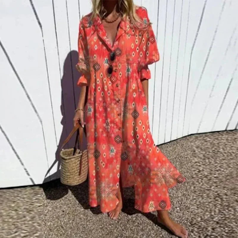 Rosie - Classic Boho Maxi Dress