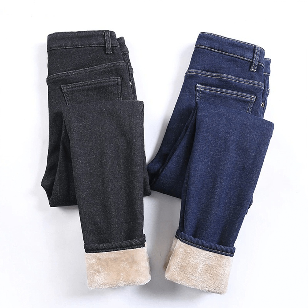 Alannah - Warm Fleece-Lined Winter Jeans