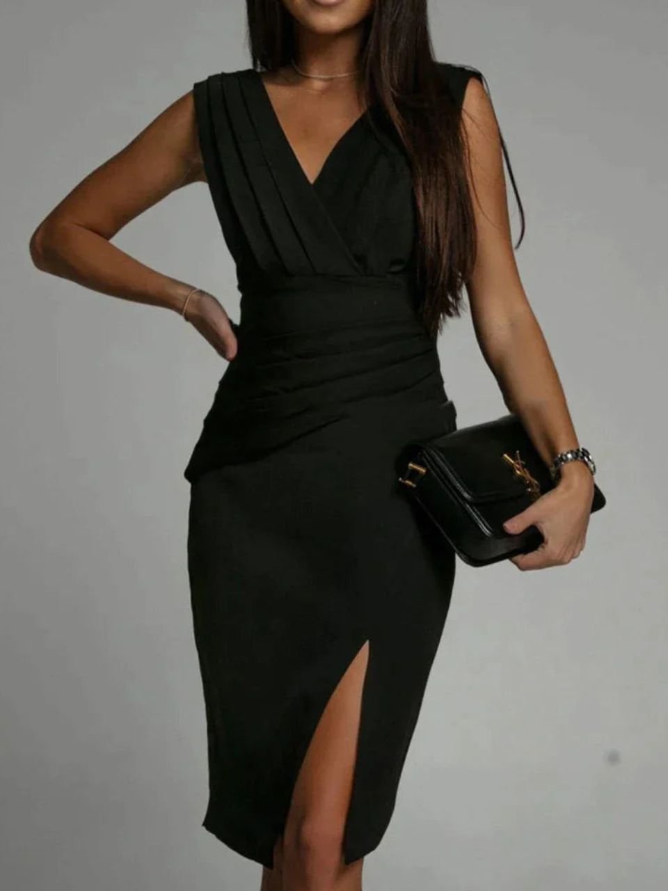 Eliza - Side Slit Dress