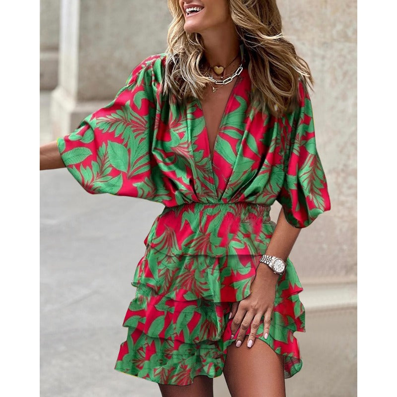 Ellie - Vibrant Floral Mini Dress