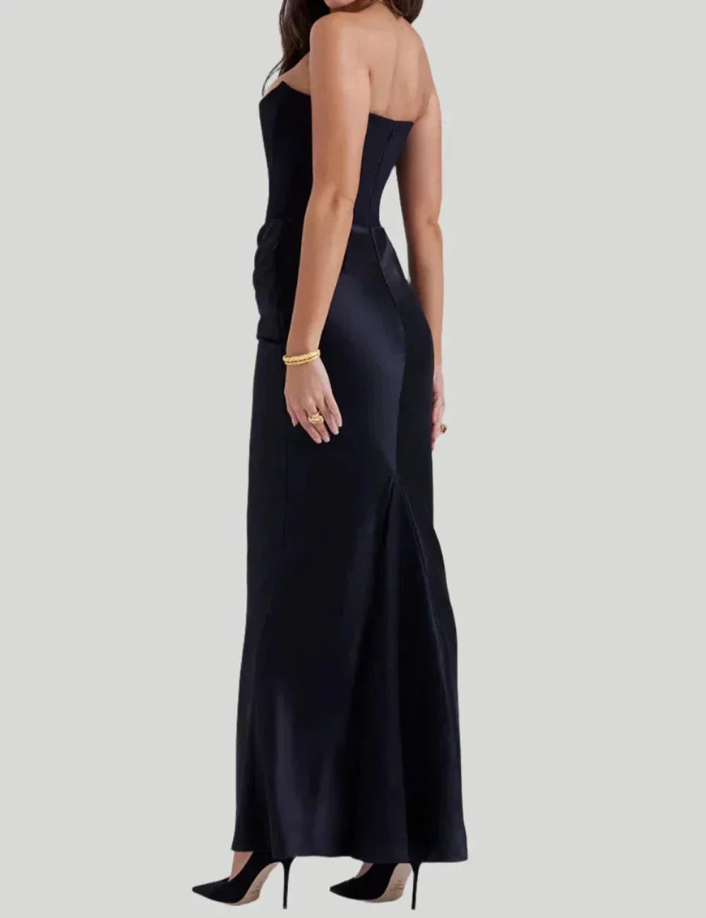 Vera - Strapless Elegant Maxi Dress