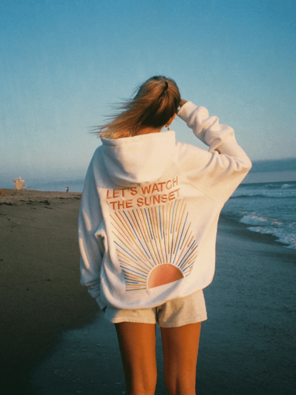 Layla - Relaxed Sunset-Inspired Hoodie