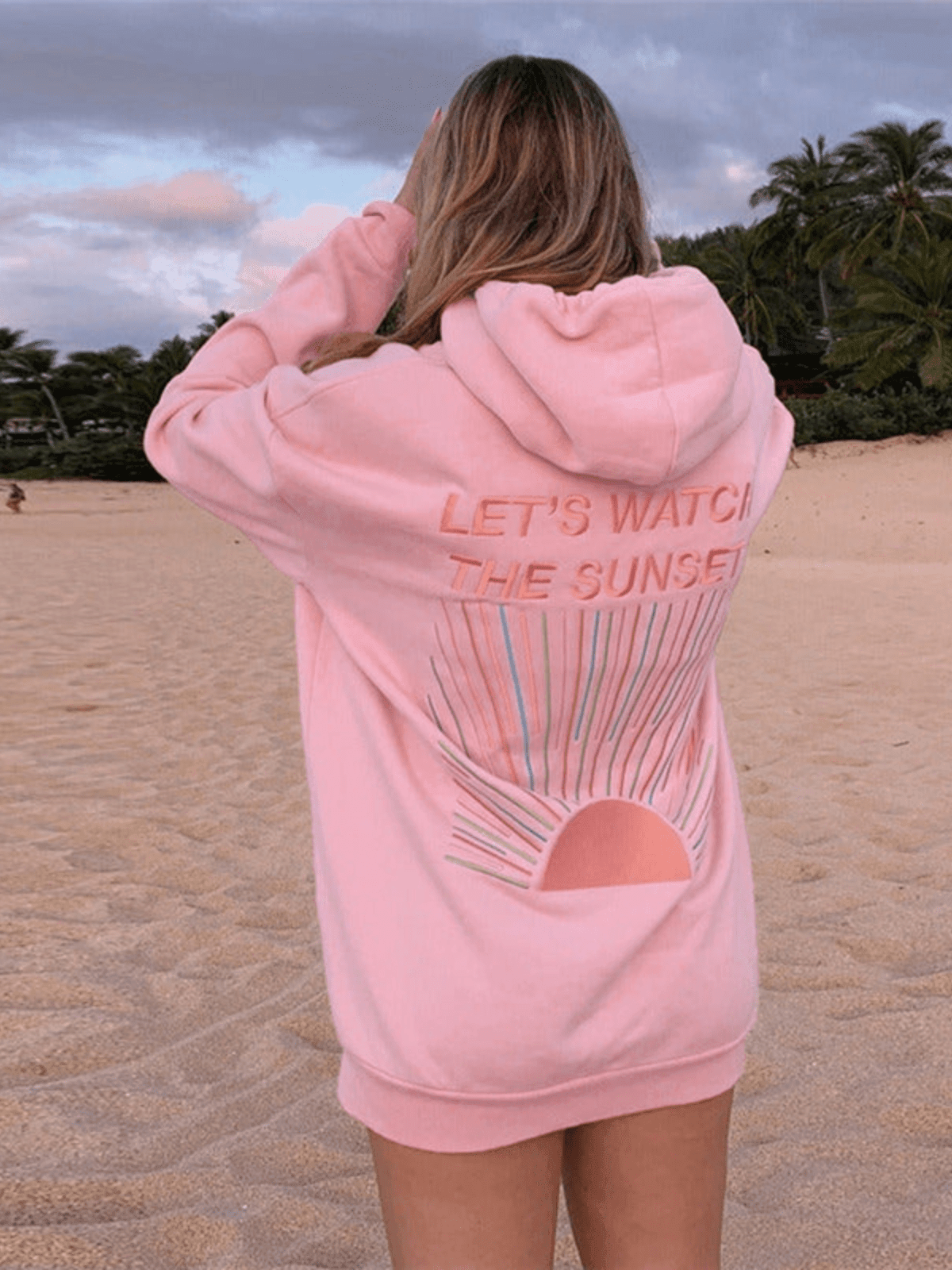 Layla - Relaxed Sunset-Inspired Hoodie