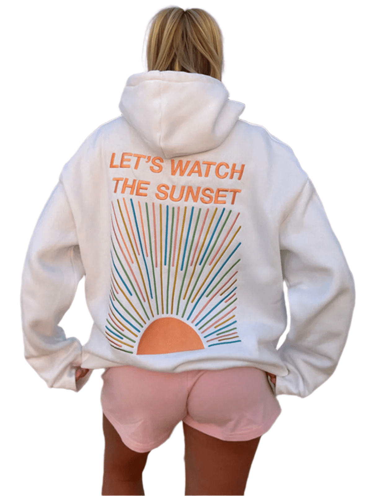 Layla - Relaxed Sunset-Inspired Hoodie