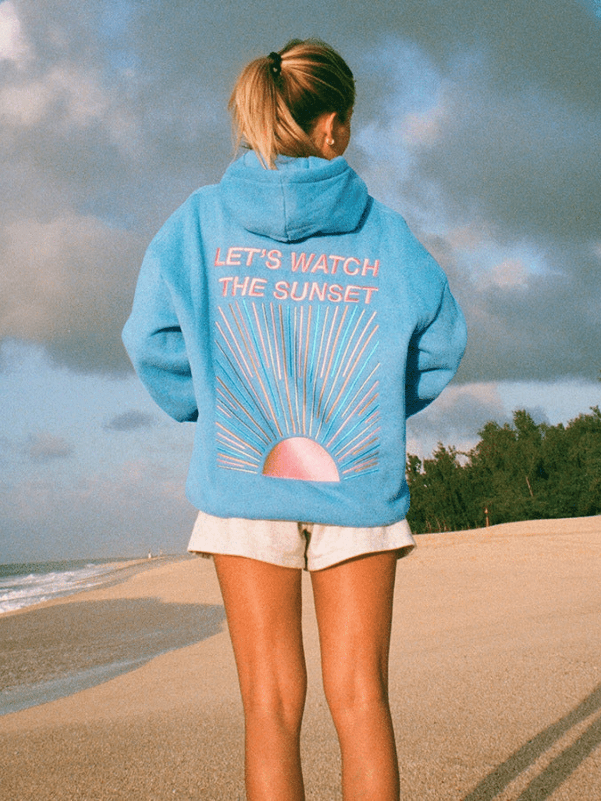 Layla - Relaxed Sunset-Inspired Hoodie