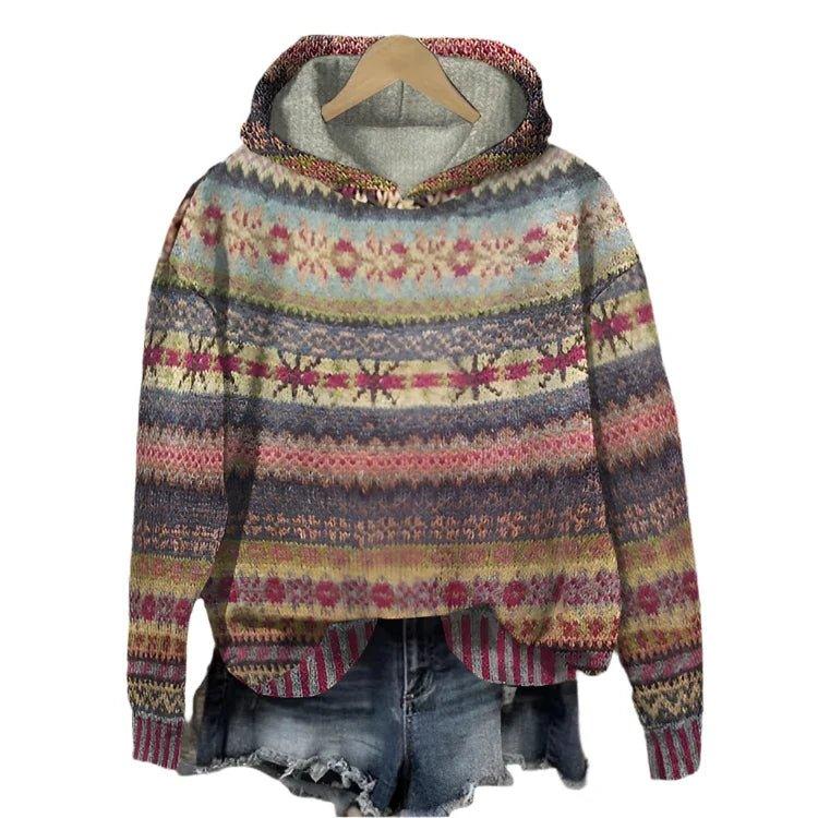 Nala - Boho-Inspired Hooded Sweater