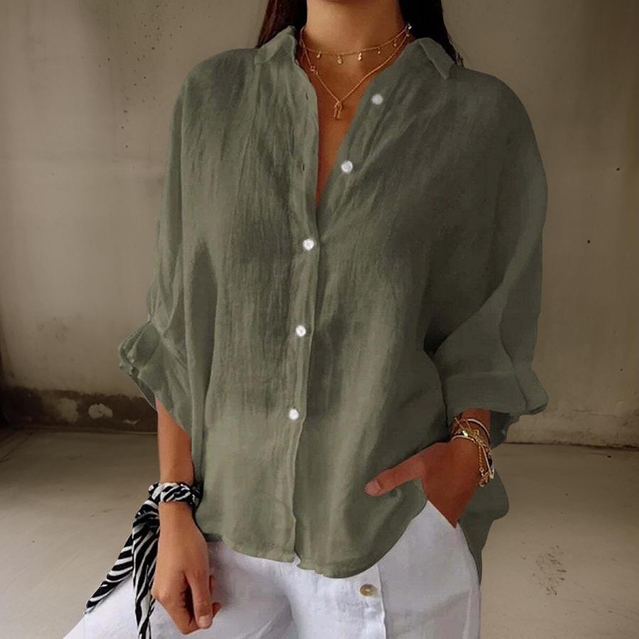 Sophia - Timeless Linen Blouse