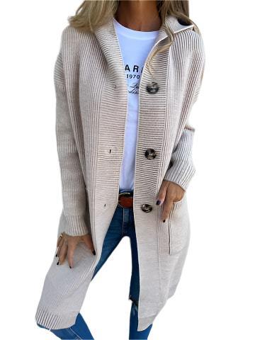 Davina - Knitted Hooded Coat for Effortless Warmth and Style