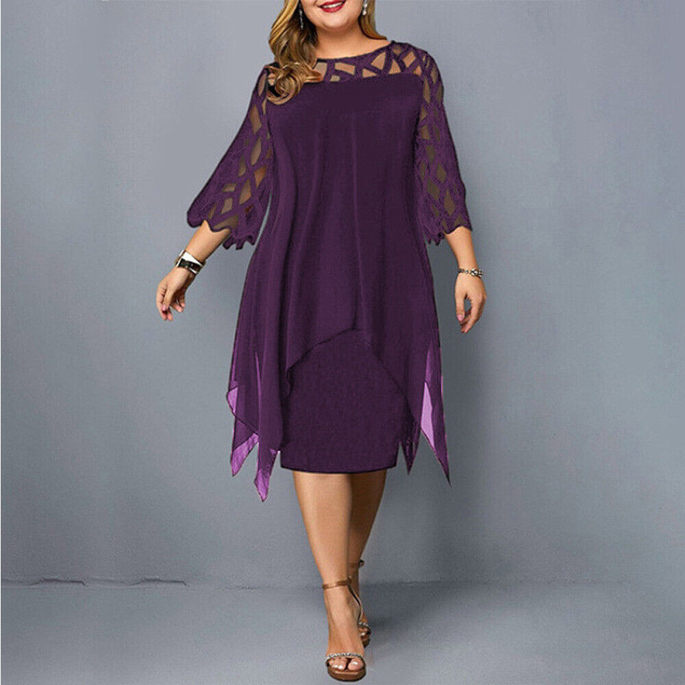 Farrah - Cut-Out Sleeve Dress (Plus Size Available)