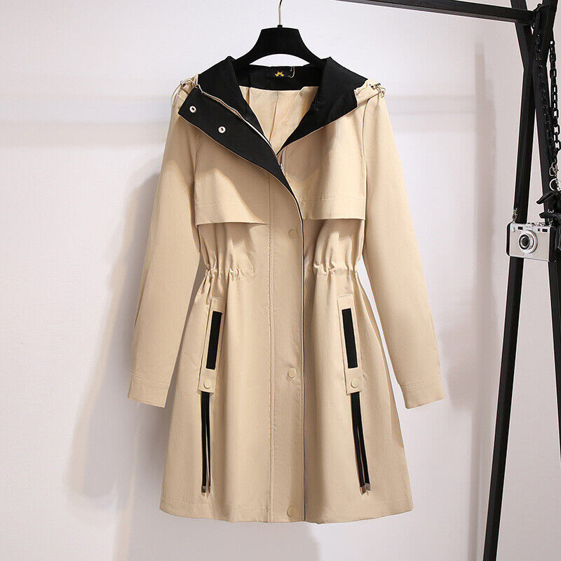 Kallie - Oversized Hooded Windbreaker Jacket