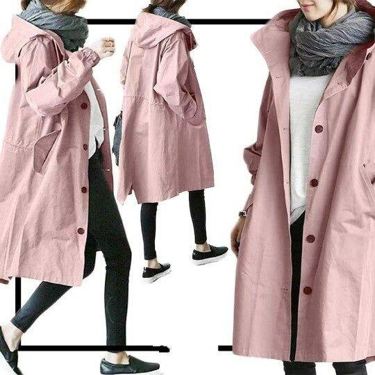 Janelle - Elegant Waterproof Trench Coat (Plus Size Available)