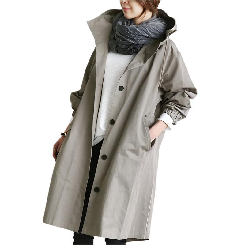 Janelle - Elegant Waterproof Trench Coat (Plus Size Available)