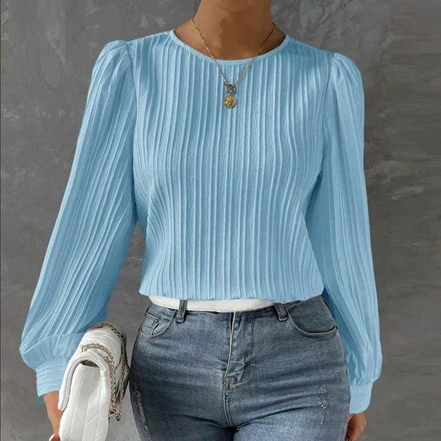 Macie - Elegant Pleated Blouse