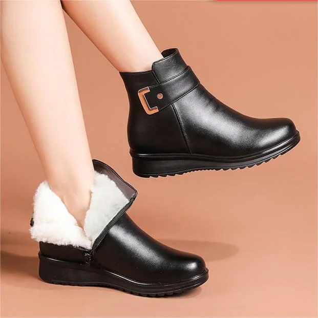 Barbara - Plush-Lined Ankle Boots