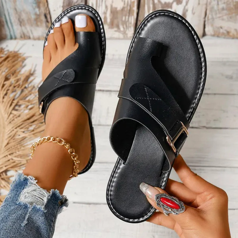 Everly - Sleek Slip-On Casual Sandals