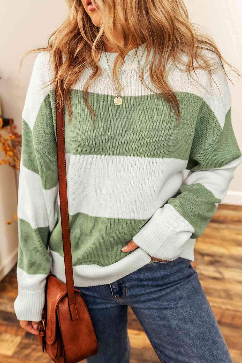 Nessa - Striped Crew-Neck Sweater