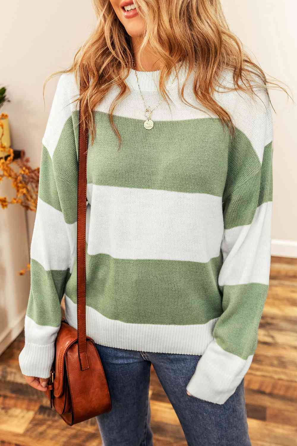 Nessa - Striped Crew-Neck Sweater