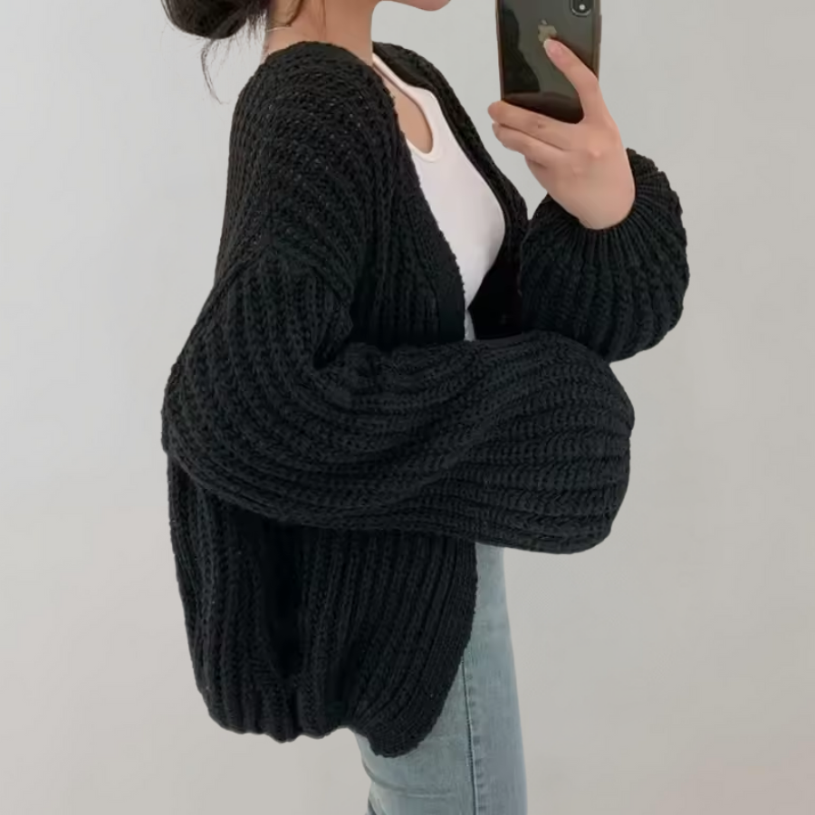 Savannah - Chunky Knit Oversized Cardigan