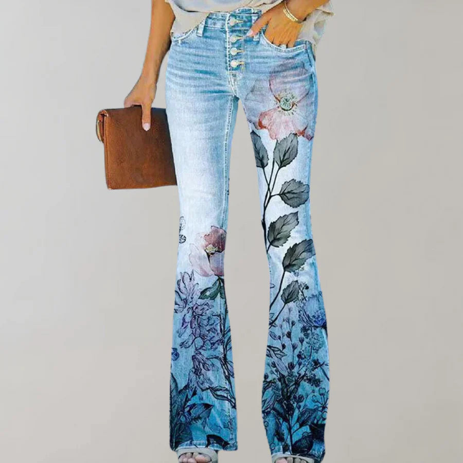 Luciana - Women's Flare Jeans