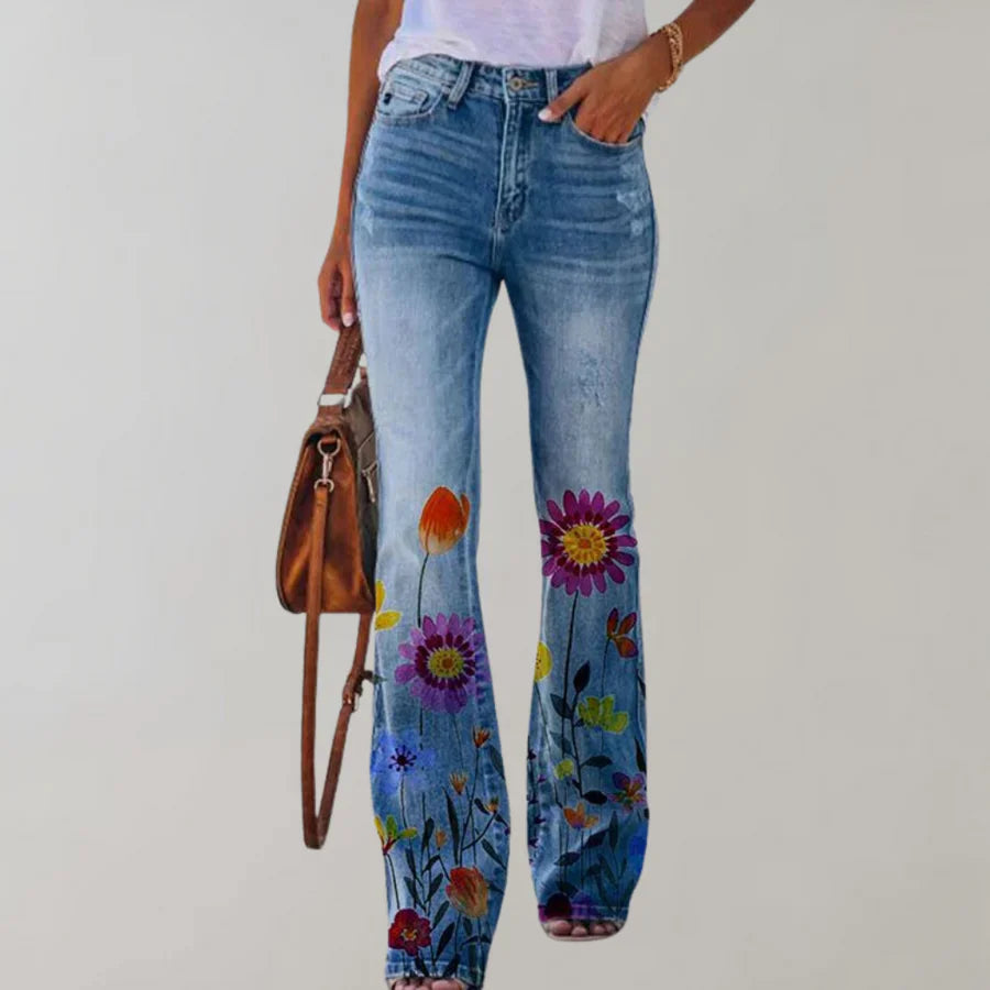 Luciana - Women's Flare Jeans