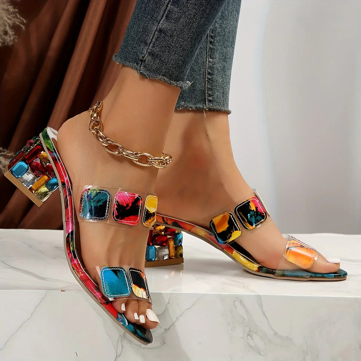 Audrey - Colourful Modern Sandals for Women
