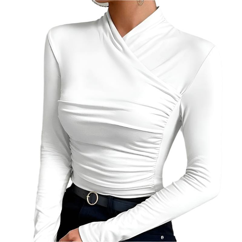 Jacinta - Classic Cross-Neck Top