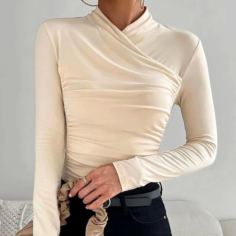 Jacinta - Classic Cross-Neck Top