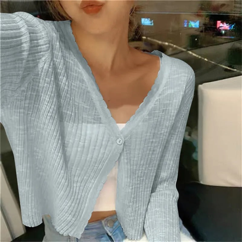 Hannah - Lightweight Summer Knit Cardigan