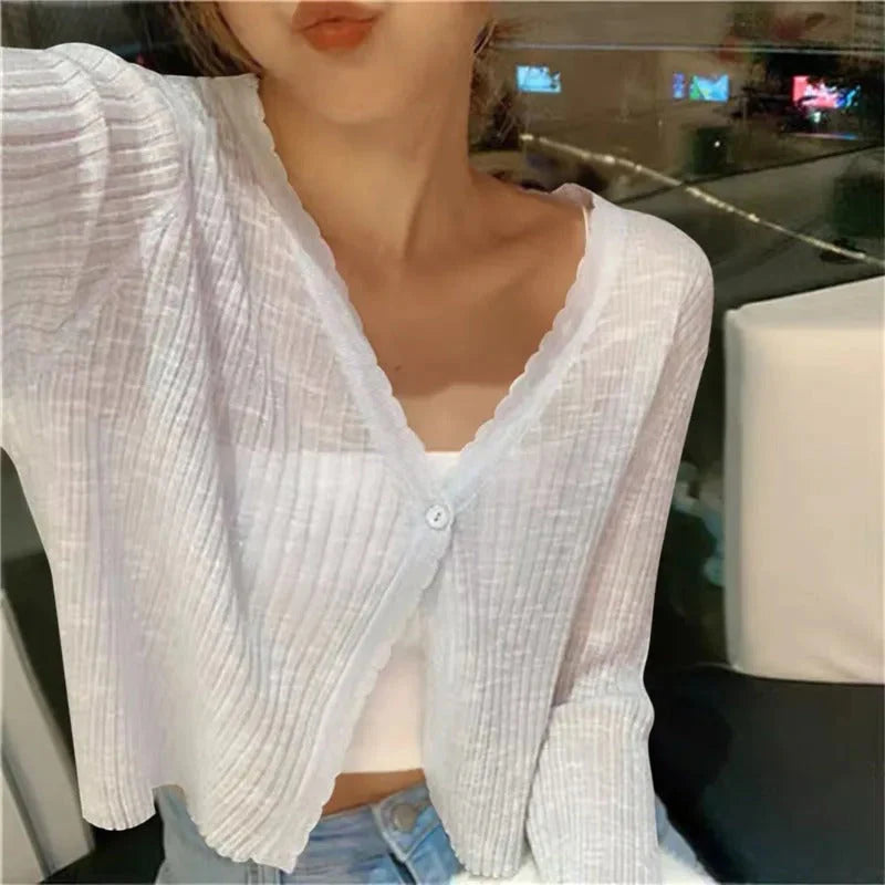Hannah - Lightweight Summer Knit Cardigan
